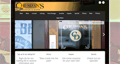 Desktop Screenshot of chesdanspizza.com